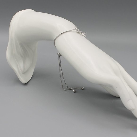 Jewelry bracelet butterfly butterflies symbol of friendship white gold dainty - Picture 6 of 7